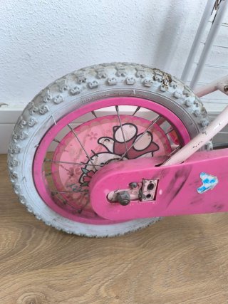 Bicicleta infantil rosa 3-4 años