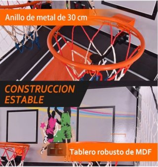 Canasta de baloncesto doble aro