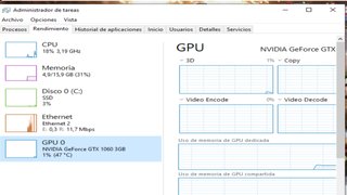 PC Gamer i7 GTX 1060 3 gb 16 Ram