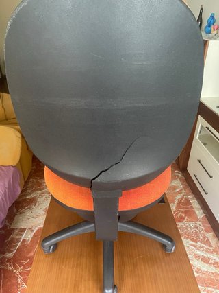 Silla de oficina naranja