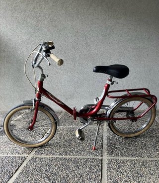 Bicicletta pieghevole Dino rossa