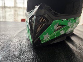 Casco BMX/Motocross Infantil Verde