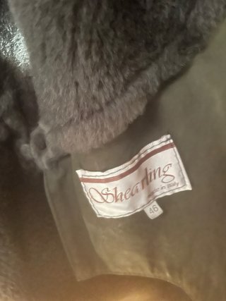 Cappotto Shearling donna taglia 46