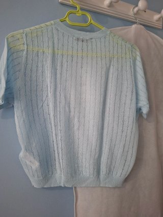 Jersey de punto fino Zara azul