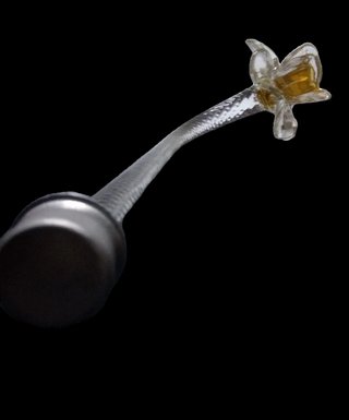 Ricambio Fiore Vetro Murano Trasparente