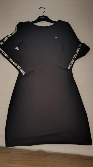 Vestido Manga Larga Tommy Hilfiger Negro
