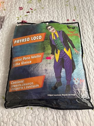 Disfraz Joker Adulto Talla Única