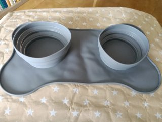 Comedero Doble Plegable para Mascotas