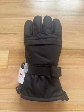 Guantes de Esquí Negros con Aislamiento 3M