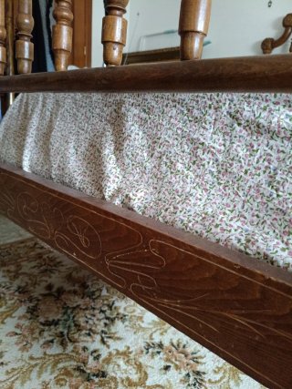 Cama madera maciza