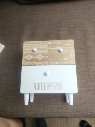 Joyero de madera Home is not a place