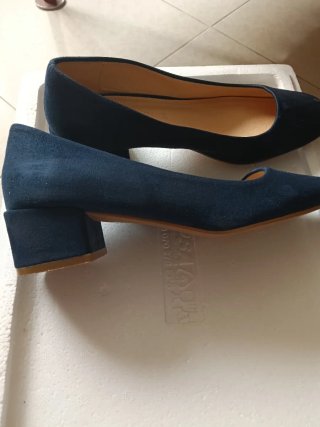 Zapatos de Salón Azul Antelina