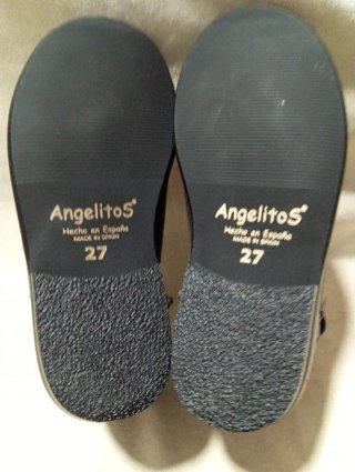 Botitas de piel para niña