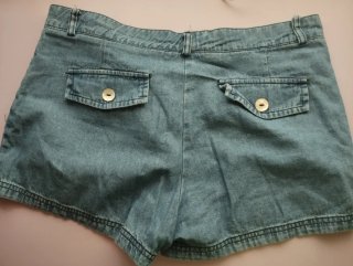 Pantalón corto vaquero azul
