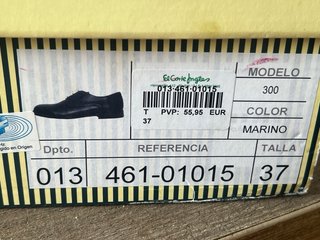 Zapatos de niño azul marino talla 37