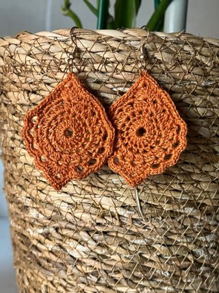 Pendientes Crochet Hechos a Mano