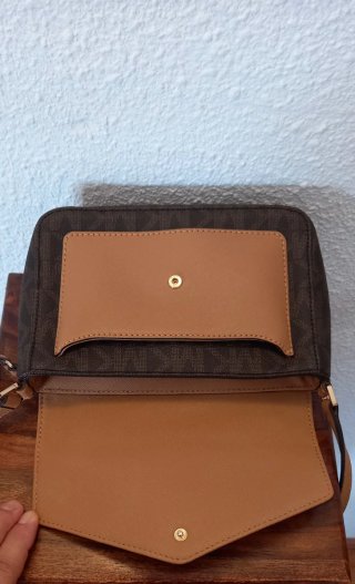 Bolso Michael Kors Beige y Marrón