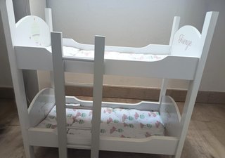 Litera de Madera para Muñecas Reborn