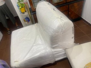 Sofá Cama Gris Tela