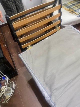 Sofá Cama Gris Tela