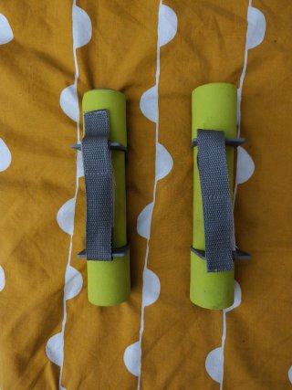 Set de 2 Mancuernas Fitness con Correa, 2 kilos×2