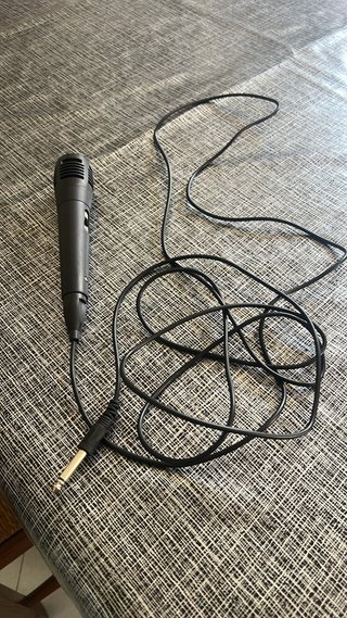 Microfono con cavo Jack 6,3mm