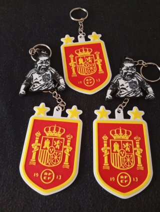 Lote de 5 Llaveros de la Selección Española