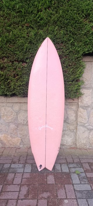Tabla de surf rosa Gold Beach