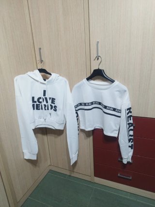 Sudadera Blanca 2x5 euros Son tallas pequeñas