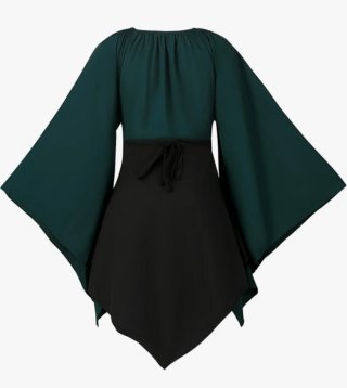 Disfraz de Bruja, Vestido Medieval, t.S