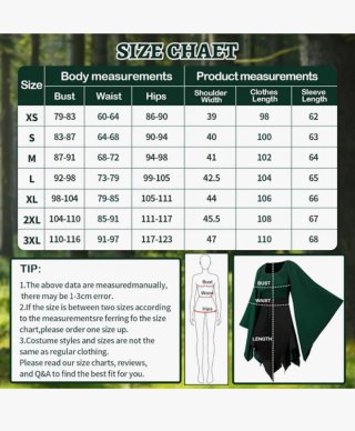 Disfraz de Bruja, Vestido Medieval, t.S