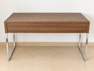 Conjunto 4 muebles salón-comedor nogal