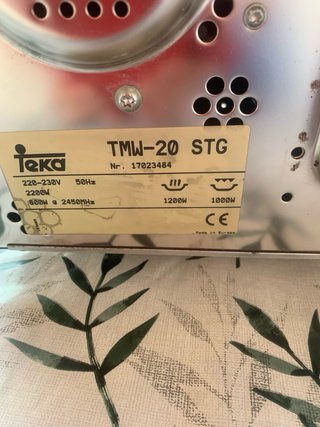 Microondas Teka Negro
