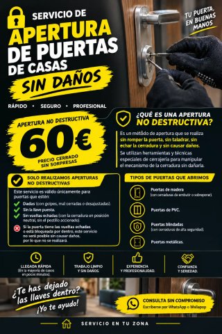Servicio de cerrajería