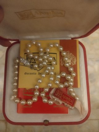 Collar Majorica Perlas y Broche Plata