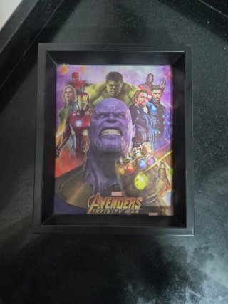Cuadro 3D Marvel Avengers Infinity War