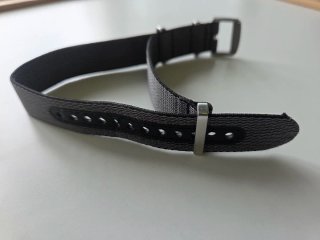 Correa Nato Certina 20mm Gris/Negro