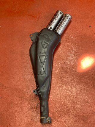 Tubo de escape para Honda Transalp 1998