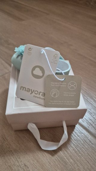 Merceditas Ceremonia Mayoral Talla 18 Color Aqua