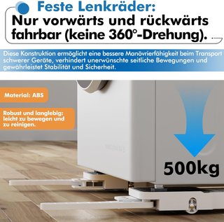 Base per Lavatrice con Ruote Elevabili