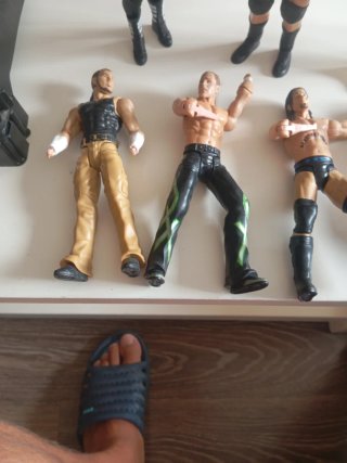 Lote WWE: Ring + 19 Figuras