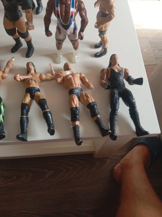 Lote WWE: Ring + 19 Figuras