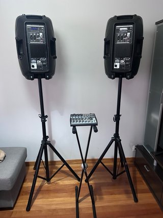 Altavoces BK Audio 600W 12” con Soportes