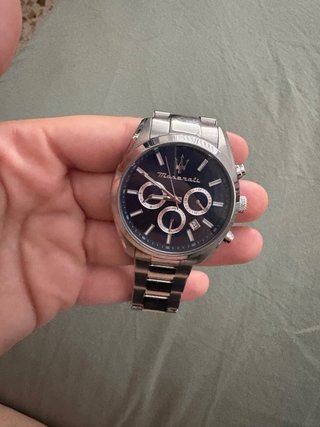 Reloj Maserati Plateado