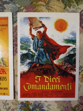 2 Locandine Film Ben Hur e I Dieci Comandamenti
