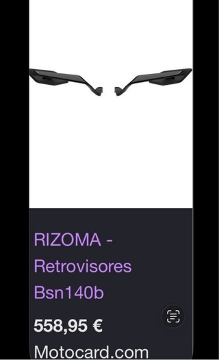 Espejos Rizoma para Moto Naked
