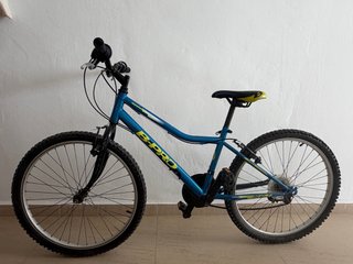 Bicicleta Infantil B-PRO 24 Azul CAÑOS MECA/SVC