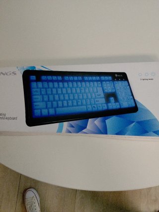 Teclado NGS Bluelagoon Retroiluminado