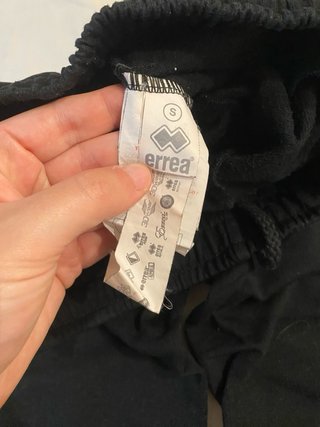 Pantalón de chándal Errea negro talla S