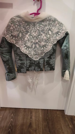 Traje de Fallera El Farfalar Verde agua